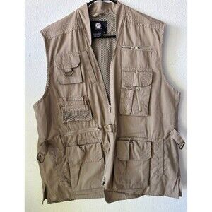 Rothco Men's Medium Concealed Carry Shooting & Fishing Vest Safari